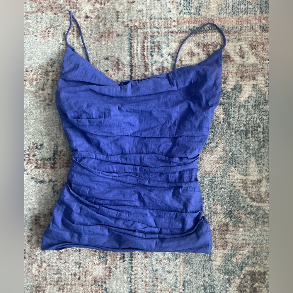 Nicole Miller Elegant Blue Camisole